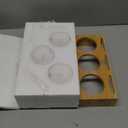 MyGift 10 Pcs Sauce Serving Dish, Hosting Party Essentials Host Gift, 3 Ceramic Ramekin Chip Dip Bowls with Lids & Spoons, Premium Bamboo Server Tray, Condiment Pot Entertaining