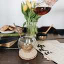 Angoily Bamboo Matcha Spoon 7 Inch Eco-Friendly Chashaku Stirring Spoon for Japanese Tea Ceremony Household Use Wooden Tea Scoop