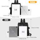 PINCNEL Women Backpack Purse Waterproof Nylon Anti-theft Rucksack Lightweight Shoulder Bag