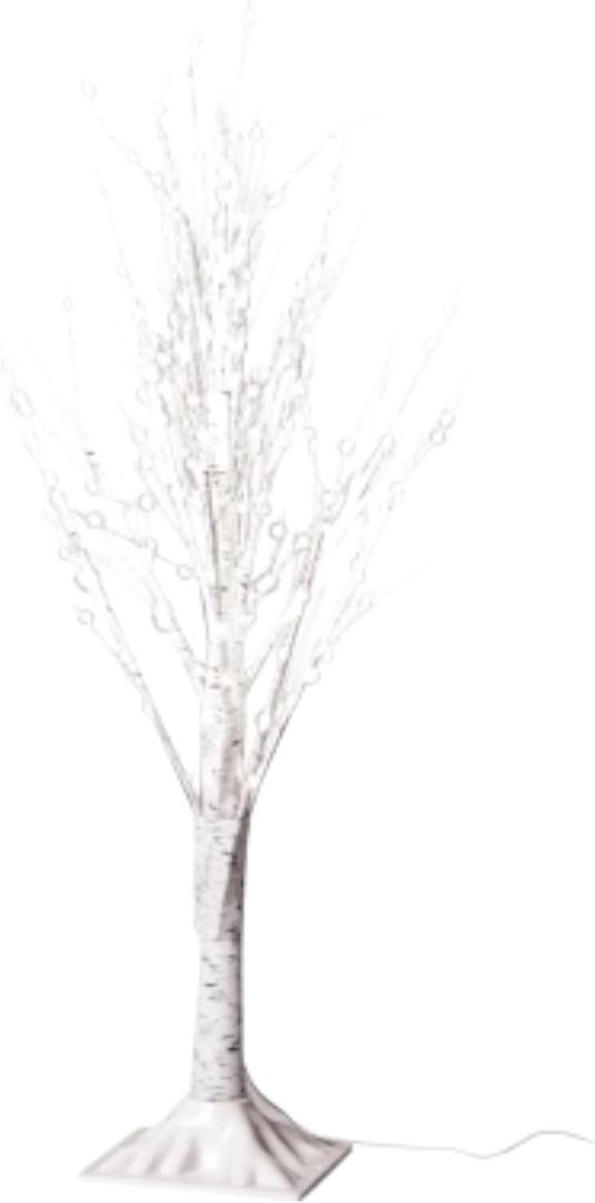 Good Tidings 3-Foot White Artificial Christmas Tree with 247 Warm White LED Lights