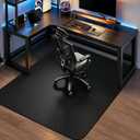 Office Chair Mat for Hardwood Floor 48"x36" Computer Chair Mat for Hard Wood and Tile Floor, Anti-Slip, Easy to Clean, Floor Desk Chair Mat, Easy Glide Floor Protector Rug for Home Office