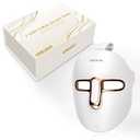 SDKWDH Red Light Therapy Mask for Face, Led Face Mask Light Therapy, 7 Colors LED Facial Skin Care at Home, Gold