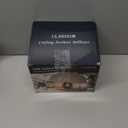 Battery Operated Mushroom Lamp - Vintage Small Table Lamp with Timer, Cordless Bedside Nightstand Lamp, Glass Battery Powered Lamp for Bedroom Kitchen Living Room Shelf Decor Aesthetic Amber