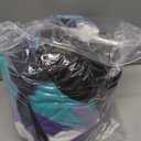 Teen Insulated Ski Bib,Waterproof Snow Overalls, Adjustable Suspenders, Reinforced Kick Patches Purple Tie-dye, 15-16Years