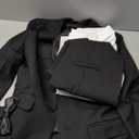 YuanLu Boys Suit Dress Clothes Ring Bearer Outfit Homecoming Dresses Boy Vest and Pants Set for Kids Wedding Tuxedo Suits (5T, Black)