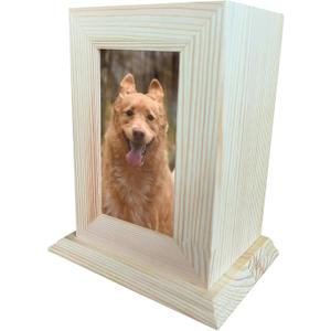 Personalized Wooden Pet Urn Box for Dogs & Cats  Custom Pet Urns, Dog Urn for Ashes, Pet Urns for Dogs Ashes, Keepsake Wooden Memorial