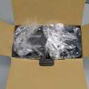 MR.SIGA 4 Pack Airtight Food Storage Container Set, BPA Free Kitchen Pantry Organization Canisters, One-handed Airtight Cereal Snack Candy Storage Containers, 1 L / 34oz, Medium, Black