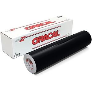 Oracal 651 Permanent Glossy Vinyl - Black (12" x 15ft)