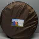 Your Choice Pop Up Privacy Shower Tent - Portable Changing Tent for Camping, Beach & Hiking - 6.2FT Lightweight with Carry Bag, Quick Setup & Full Coverage (Brown)
