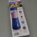 Hamilton Beach Portable Blender for Shakes and Smoothies, 14 Oz BPA Free Travel Cup & Lid, Durable Stainless Steel Blades, Personal Smoothie Blender, Blue, 51132G