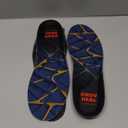 CRUVHEAL Work Orthotic Insoles - Anti Fatigue Medium Arch Support Shoe Insert Men Women - Plantar Fasciitis Flat Feet - Relieve Foot Pain - Work Boot Insoles Standing All Day (XL, Blue) (XL(Men 11-13.5||Women 12-14.5))