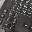 Large Print White Illuminated LED Backlit Keyboard for Mac, Full Size Computer Keyboards with Numeric Keypad Compatible with Apple Mac Pro/Mini, MacBook Pro/Air, iMac (Black, Large)