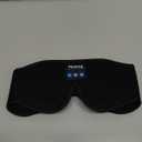 Perytong Sleep Mask with Bluetooth 5.4 Headphones, Wireless Sleep Eye Mask for Side Sleepers, 3D Contoured Comfort & Built-in HD Stereo Earphones, Noise Canceling & Blackout for Travel (Carbon Black)