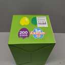 LEASEN [ 6 Surprise Golden Eggs ] 200 Pack Plastic Easter Eggs Bulks, 2.3 Inch Empty Easter Eggs, Bright Colors Plastic Eggs Fillable for Easter Hunt, Basket Stuffers Fillers, Easter Party Favor