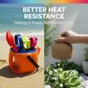 OVERTURE PETG 3D Printer Filament 1.75mm, Neatly Wound Durable PETG 1kg Spool (2.2lbs), Strong Toughness Filament, Dimensional Accuracy +/- 0.02mm, Fit Most FDM Printers (Black (1-Pack))