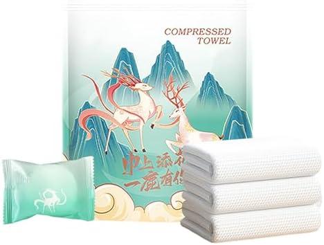 30 Pack Compressed Towels Disposable – Large 12x24 Inch Thick Washcloth Tablets, Portable Face & Body Towels for Travel, Camping, Hiking, Gym, Outdoor, Beauty Salon (30 Pack)