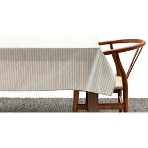 MEEMA Cotton Square Table Cloth, Washable Farmhouse Table Cover, Cotton Stripe Dining Table Cover for Indoor and Outdoor Use, Grey Cloth for Tables (60x60 in) MEEMA Cotton Square Table Cloth, Washable Farmhouse Table Cover, Cotton Stripe Dining Table Cover for Indoor and Outdoor Use, Grey Cloth for Tables (60x60 in)