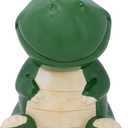 Dolomite Ceramic 10.1 x 8.9 Everyday Cookie & Candy Jar with Airtight Lid: Perfect for Kitchen Canisters, Pet Treat Containers & Decorative Storage, Tyrannosaurus Rex Dinosaur