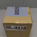 Japanese Mino Ware Ceramic Rice Bowls Set, 4.1 inches in diameter H2.76 inches 11 Fluid Ounces, Chawan Black in Blue Point Pattern, Set of 2, TG42526