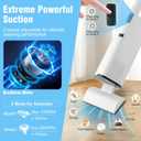 Cordless Vacuum Cleaner Handheld - 20000Pa Powerful Suction, 2-Speed Hand Vacuum Cordless Rechargeable for Car, Pet Hair, Stairs, Carpet, Couch - Portable Vac with HEPA Filter & 4 Attachments