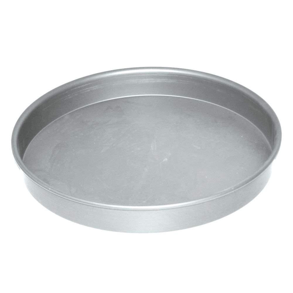 American Metalcraft HA80182 Straight-Sided Aluminum Pizza Pan - 18 in Diameter 2 in Depth - 14 Gauge Heavy Duty Pan Bakeware for Pizzeria, Bakery, Commercial Kitchen & Caterers