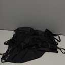 SINROYEE Womens Lace Nightgown Sexy Chemise V Neck Slip Satin Silk Negligee Nightdress (Black)