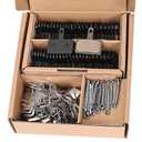 25 Pairs Bike Brake Pads, Compatible with Tektro Brake Pads for Shimano Brake Pads MT200 M355 M446 M447 M315 M365 MT500, MTB Bicycle Disc Ebike Brake Pads for Trp Brake Pads with Installation Tools