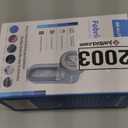 BEAUTURAL Fabric Shaver and Lint Remover, Sweater Defuzzer with 2Speeds, 2 Replaceable Stainless Steel Blades, Battery Operated, Remove Clothes Fuzz, Lint Balls, Pills, Bobbles Gray