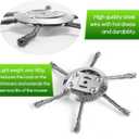 2PCS 6Inch Steel Wire Grass Trimmer Head, 2025 New String Trimmer Replacement Head, Fits Electric Weed Trimmer with 5.5mm(0.2inch) Bore Size, 6Inch Wired Trimmer Blade for Lawn Mower Tray