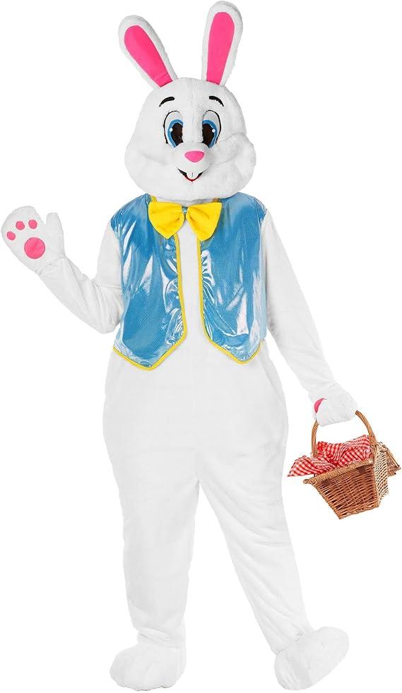 Morph Easter Bunny Costume Adult Rabbit Mascot Outfit Bunny Suit for Adults - Perfect for Easter Costumes and Events L