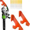 Chainsaw Holder, Chainsaw Hanger Wall Mount, Rust-Resistant Tool Hangers, Heavy-Duty Wall Organizers Rack for Garage Organization and Storage-200LB (2 Packs)