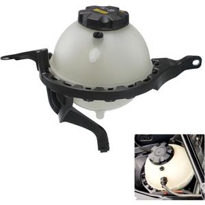 17138614293 Engine Coolant Reservoir Tank w/Sensor & Bracket, Compatible with 2012-2016 BMW 528i, 528i xDrive L4 2.0L Sedan Turbocharged, Overflow Tank Replaces# 17137649733
