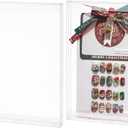 BENECREAT 10PCS 5.5x7.8x0.7 Inch Rectangle Clear Plastic Favor Boxes Gift Boxes for Wedding Birthday Party Cookies Chocolate, Gift Packaging Home Decoration