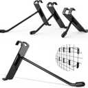 50pcs Gridwall Hooks 2inch Anti-Scratch 15Tilt Angle with Black High Grade Surface Coating Grid Wall Hooks for Grid Wall Panel Gridwall Hooks & Hangers