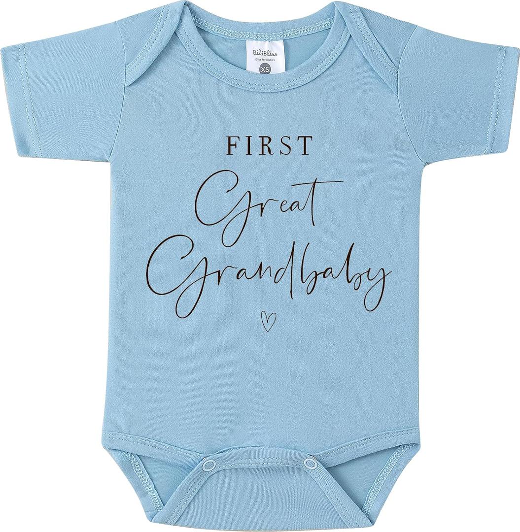First Great Grandbaby Baby Onesie,Gender Reveal Outfit Gift for Grandma,Baby Coming Soon