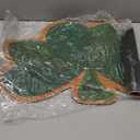 Tinideya St. Patrick's Day Shamrock Welcome Doormat Outdoor Shamrock Coir Door Mat Green Outdoor Indoor Entrance Door Mat Non Slip Rubber Backing for Saint Patty's Day Front Porch Entryway Decor (4" x 1'5")