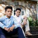 French Toast Boys' Adjustable Waist Relaxed Fit Pant (10, Navy)