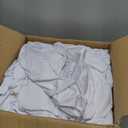 50 Pcs White Folding Chair Cover Washable Removable Universal Fitted Chair Cover Protector for Wedding Party Banquet Holidays Celebration Decoration Chair Covers