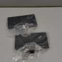 Christmas Weighted Stocking Holders For Mantle Set of 6,Mantle Stocking Hangers,Heavy Duty Christmas Stockings Holders Christmas Ornaments for Counter Tables Window Fireplace Mantle Decoration (Black)