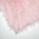 Pink Faux Mongolian Fur Photography Prop 20"x36", Newborn Prop, Basket Stuffer, Layering Blanket, Rug (Medium)