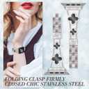 Bling Metal Band Compatible with Apple Watch Bands for Women 41mm 40mm 38mm 42mm 46mm 49mm 45mm 44mm,Adjustable Designer Cute Stylish Strap for iWatch Series11/10/9/8/7/6/5/4/3/2/1/SE/Ultra
