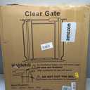 Fairy Baby 57.6"-66.8" Extra Wide Triple Lock Clear Baby Gate for Doorways