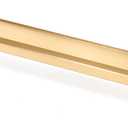 TUNNY 5 Pack Square Solid Cabinet Handles-10.08"/256mm Screw Spacing Brushed Champagne Gold Furniture Hardware Handles for Kitchen Cabinets Bedroom Dresser Wardrobe Cabinet Pulls