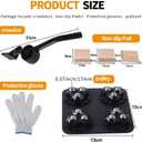 Furniture Movers with 4 Wheels, Furniture Dolly,Carbon Steel Panel Heavy Duty Dolly,Furniture Lifter with 4 360 Rotatable Steel Ball Universal Wheels,Maximum Load 600 LBS