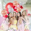 20PCS Silver Rose Gold Round Foil Balloon, 18 Inch Round Foil Balloons, Round Aluminum Giant Balloon For Birthday Valentine's Day Party Wedding Anniversary Engagement Baby Shower Decorations