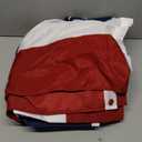 3 Pack Large Size 3 X 6 FT American Bunting Flag 4th of July Decorations, USA Pleated Fan Flag Memorial Day Patriotic Half Fan Banner 100% Polyester Fourth July Independence Day Outdoor Indoor Decor