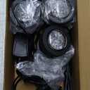 Warm White Pond Lights, Underwater Landscape Spotlights, IP68 Waterproof Submersible Fountain Lights for Garden Yard Aquarium Pond Fountain Waterfall (3 Lights)