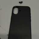 SHIELDON Genuine Leather Case for iPhone 16 6.1", [Camera Button Updated], Compatible with MagSafe, Magnetic Wireless Charging/Anti-Scratch/Shockproof/Metal Button/Camera Bump Frame/Slim Cover - Black