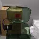 CANITORON Makeup Organizer,Large Capacity Skincare Organizer for Vanity,Cosmetic Organizer with 2 Drawers and Transparent Cover for Bedroom Countertop and Bathroom Countertop Storage.(LGreen)