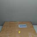 23.4" Tulip Dining Table, White, Perfect for 2-4 People, Mid-Century Modern Style, Round MDF Top with Sturdy Base for Dining Room, Living Room, Cafe (60cm)